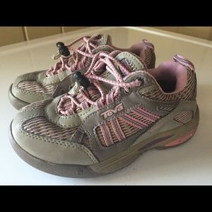Toddler Girl's Teva Pink Athletic Hiking Shoes
